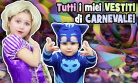 vestiti di carnevale Alice, Biancaneve, Frozen, GattoBoy, Sissi, Rapunzel