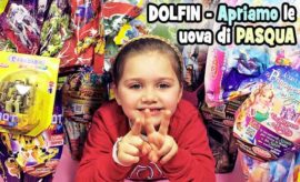 Apro le uova di cioccolato Dolfin