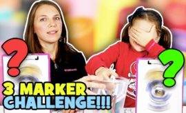 3 marker challenge con mamma